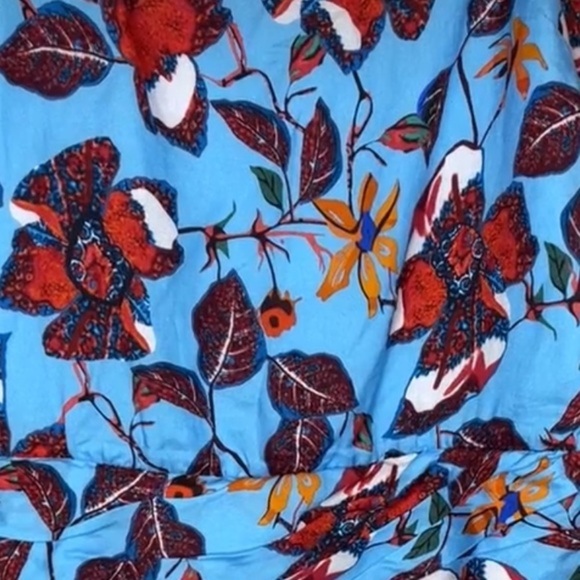 NWT Derek Lam 10 Crosby Floral-Print Mini Dress - Picture 9 of 9